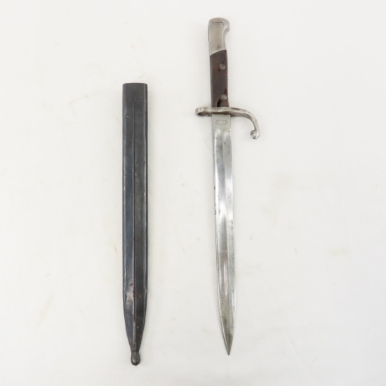 German Alex Coppel Solingen Bayonet with scabbard