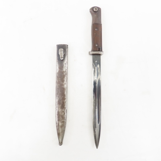 German M1884/98 Bayonet with scabbard