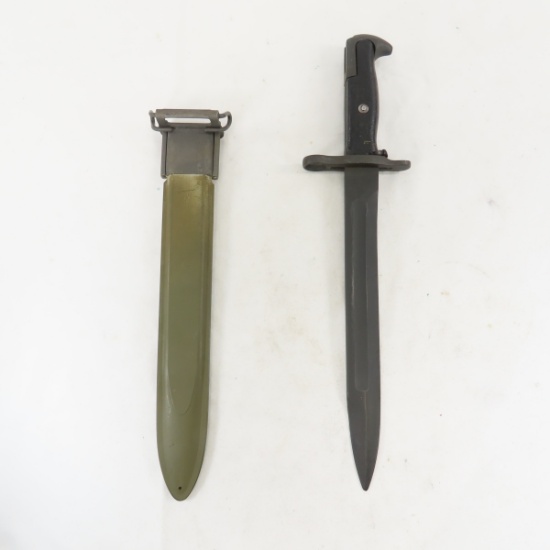 US M1 Garand bayonet with scabbard