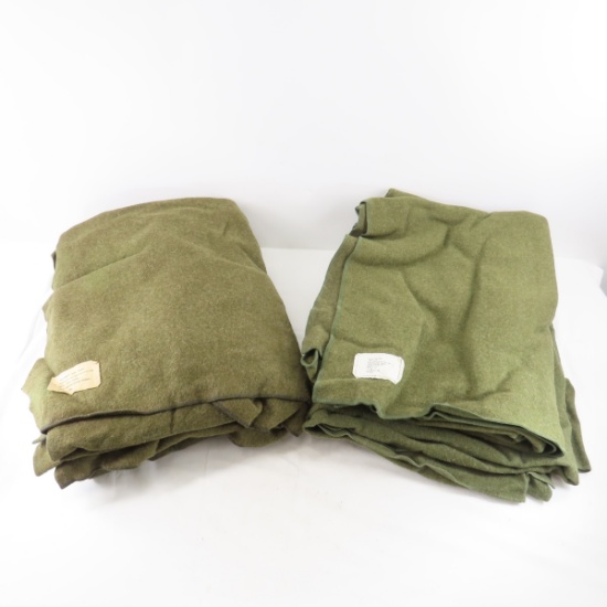 4 wool Military blankets