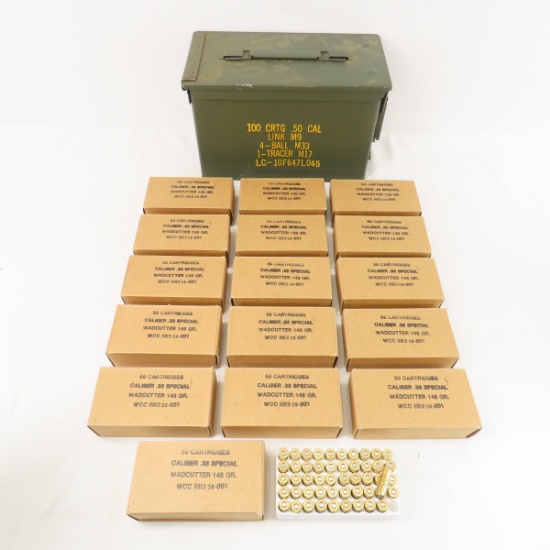 Ammunition 800 rounds WC .38 special