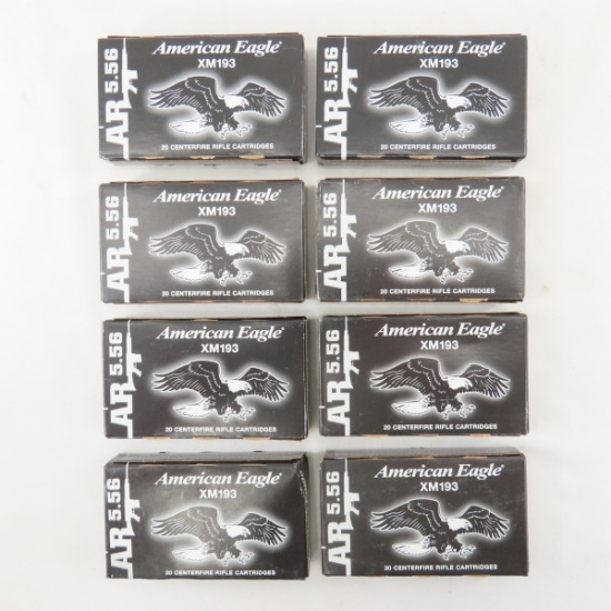 Ammunition 160 rounds American Eagle 5.56X45mm