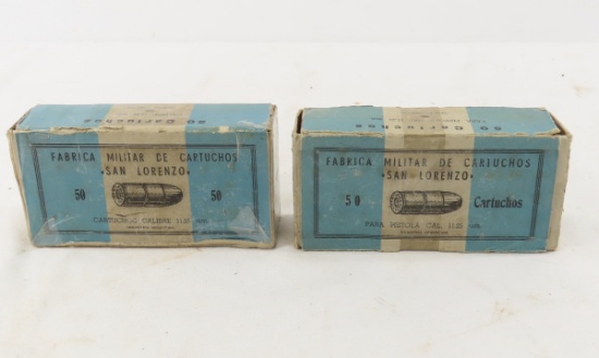 Ammunition 100 rounds FM Argentina 11.25mm