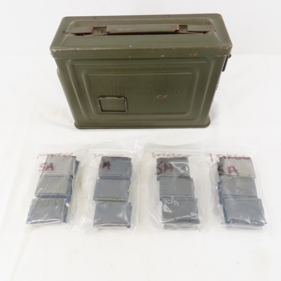 24 WWII M1 Garand En Bloc clips, stamped SA