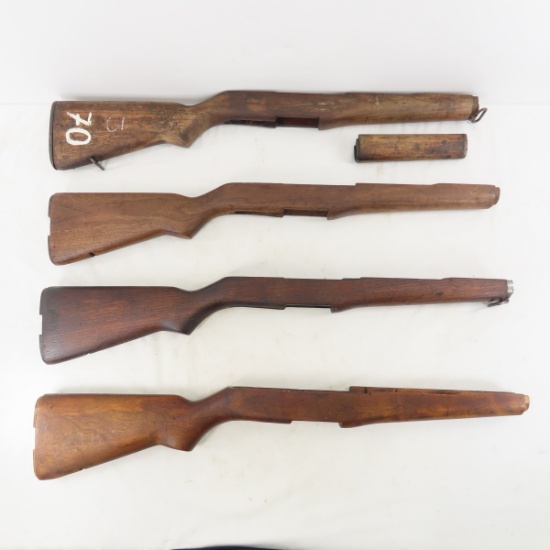 4 Marked M1 Garand Rifle Stocks