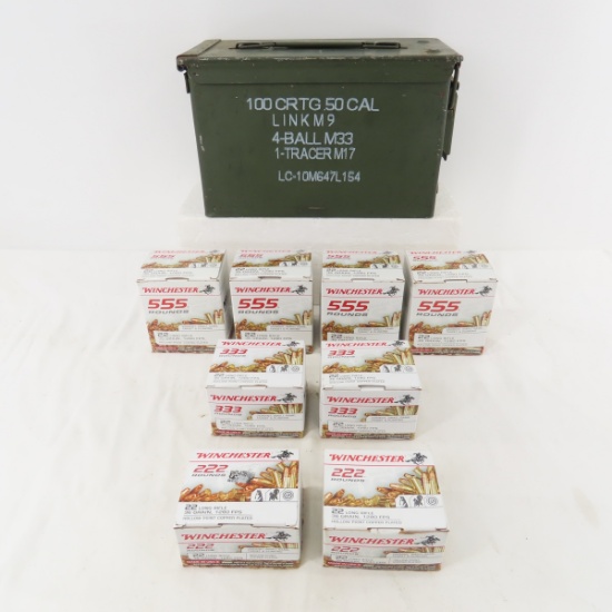 Ammunition 3330 rounds Winchester .22lr