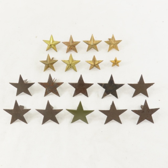 Japanese army visor cap & helmet stars