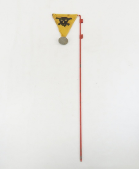 WWII German minefield flag