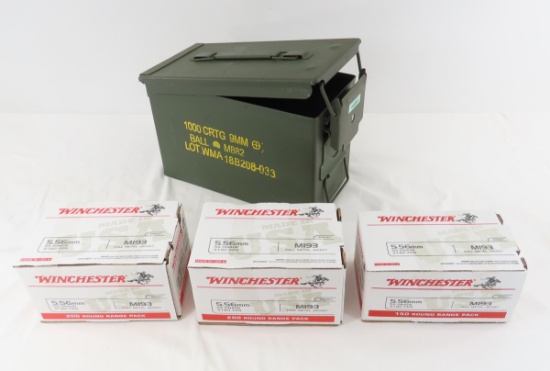 Ammunition 600 rounds Winchester 5.56mm 55gr