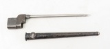 British No 4 MKI Bayonet with scabbard