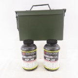 2 1lb cans Hodgdon HP-38 pistol powder