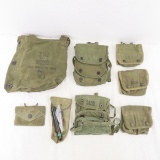 WWII US Military grenade carrier, mask bag