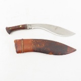WWII British Gurkha Kukri knife with sheath