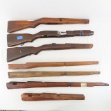 7 Assorted Military Rifle Stocks & Parts
