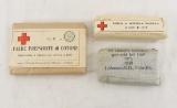 WWII 1943 Italian army bandages & German badge
