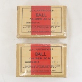 Ammunition 40 rounds Cal 30 M2 ball