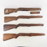 4 Marked M1 Garand Rifle Stocks