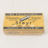 Ammunition 50 rounds German Steyr 9mm