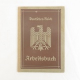 WWII German Arbeitsbuch employee record book