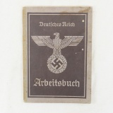 WWII German Arbeitsbuch employee record book
