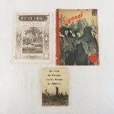 German Military magazines and book WWI & WWII