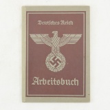 WWII German Arbeitsbuch employee record book