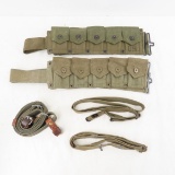 US Military ammunition belts and more
