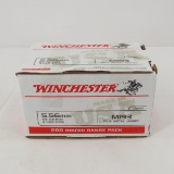 Ammunition 200 round range pack Winchester 5.56mm