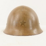 WWII Japanese helmet with liner
