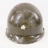 US M1 helmet with front seam & liner