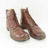 WWII US Army Goodyear leather shoes size 11 1/2