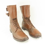 WWII US Military double buckle combat boots sz 12