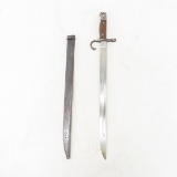 WWII Japanese type 30 bayonet with scabbard