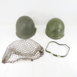 US Military M1 helmet with shell liner & cover
