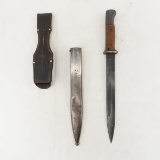 German K98 CVL 44 Bayonet, scabbard & Frog
