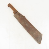 French Colonial coupe-coupe machete with sheath