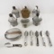 WW2 canteens, cups, canteen cover, utensils, more