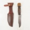 WW2 PAL RH-35 USN Mark 1 knife with sheath