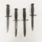 4 Vietnam Era M7 Bayonets