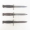 3 Vietnam Era M7 Bayonets
