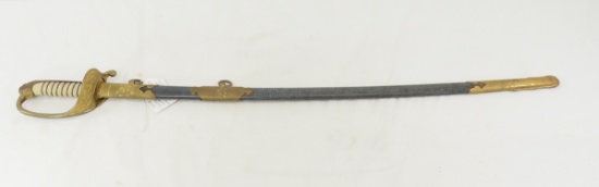 WW2 Japanese Navy Kyu Gunto Officers Parade Sword