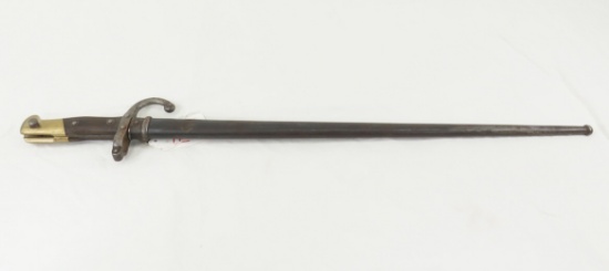 French M1874 Gras Bayonet (S=Dated 1888)