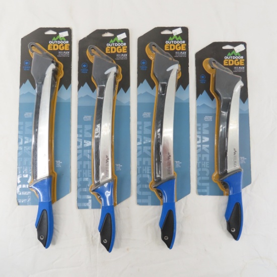 4 Outdoor Edge ReelFlex Fillet knives