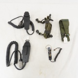 Vietnam era headset, slings, field telephone, more