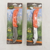 2 Outdoor Edge Wild Skin knives