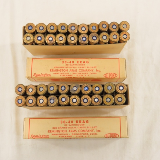 40 Rounds Remington Kleanbore 30-40 Krag