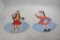 2 Little Lulu Kleenex Store Display Signs 1950's