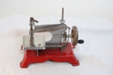 Toy Chain Driven Child's Sewing Machine Works