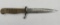 WWI German Trench Fighting Knife, Ribbed Grip