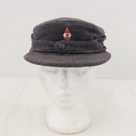 WWII German Hitler Youth Flak Helpers Cap